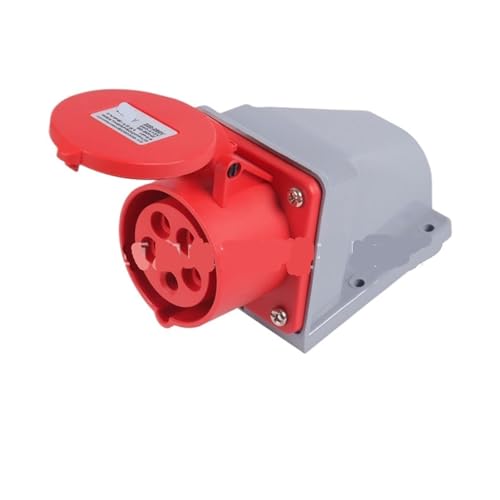 1pc 16A/32A �H�Ɨp�h���v���O - �M�����̍����d���p�� IP44 ��i�O�� 4 ���R�l�N�^(5 core 32A surface 1251)