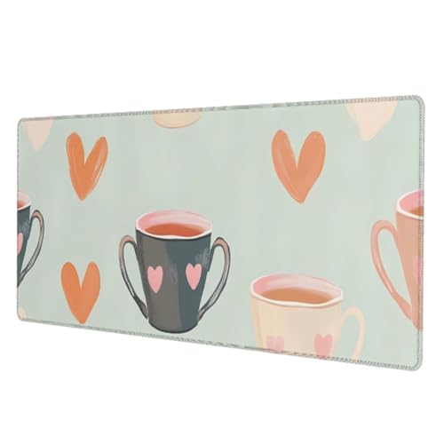 Grand tapis de souris antidérapant pour protéger le bureau et stabiliser le clavier