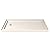 DreamLine SlimLine 32 in. D x 60 in. W x 2 3/4 in. H Left Drain Single Threshold Shower Base in Biscuit, DLT-1132601-22