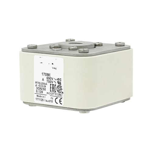 Fusible 170M6514 standard européen à extrémité plate, la haute précision industrielle