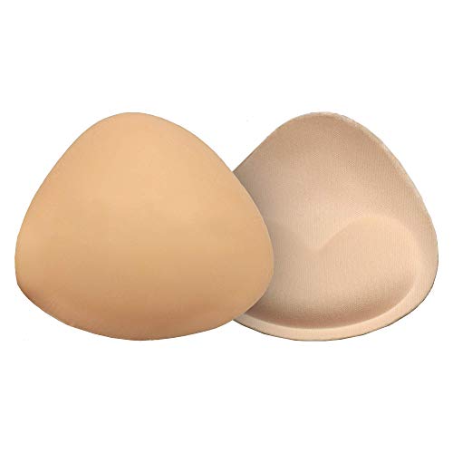 Bye Bra Imbottiture per Reggiseno Adesive, Imbottiture per Reggiseno Push-Up per metà Bikini, Imbottiture per Reggiseno Rimovibili, Inserti Adesivi per Reggiseno, Look Migliorato, Taglia Unica, Beige