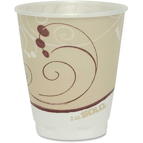 Dart OFX8N-J8002 8 oz Symphony Trophy Plus Hot/Cold Cup (Case of 300)
