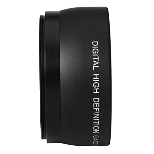 Image of 52mm 0.45X Wide Angle & Macro Lens for Nikon Canon Compatible With Sony DSLR DC Camera 18-55
