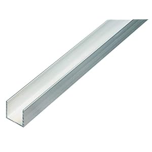 Alberts 470357 U-profiel | aluminium, naturel | 1000 x 25 x 25 mm