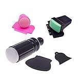 Goliton 3セットネイルアートスタンピングスクレーパーセットネイル印刷テンプレートツール ネイルシール