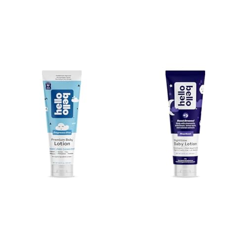 Image of Hello Bello Premium Baby Lotion Bundle | Vegan Non-Greasy Moisturizing Lotion for Babies and Kids | 8.5 FL Oz (2 Pack)