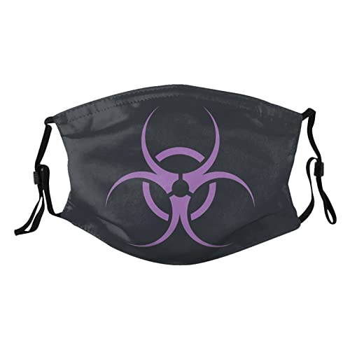 Biohazard Warning Mask Protect Respiratory System Breathe with Peace of Mind Black