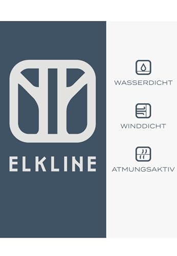 ELKLINE Damen Winterparka Berlin | Oversized Wintermantel halblang | wasserdicht warm | große Taschen 2019067, Größe:42, Farbe:Black