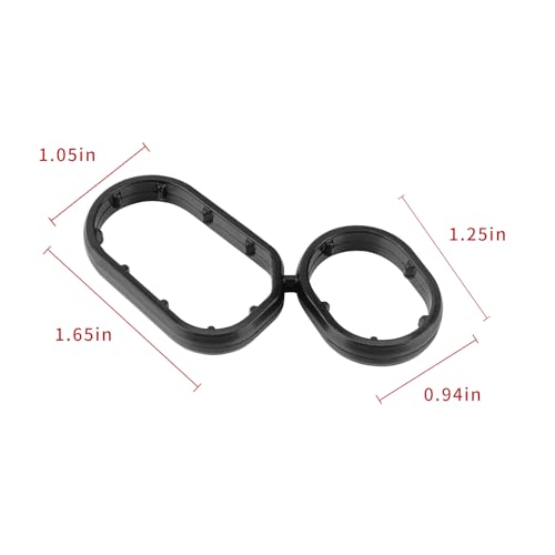 Image of 263453LAA0 B33331 Engine Oil Filter Housing Gasket Fit For 2017-2020 Genesis G80 3.8L,2015-2016 Hyundai Genesis Genesis Coupe 20-22 Hyundai Palisade 3.8L,2017-2018 Kia Cadenza 3.3L 20-22 Kia Telluride