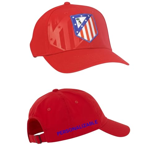 Atletico de Madrid - Gorra Oficial Personalizable | Color Rojo |