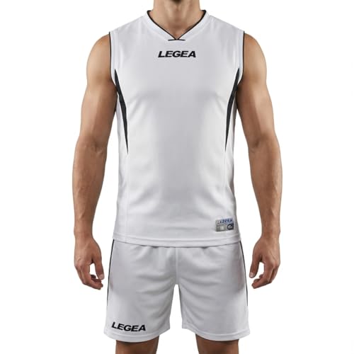 LEGEA, Zestaw Detroit,Biało-Czarny,XL,Unisex