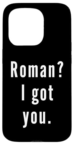 Roman? Te tengo. Carcasa para iPhone 15 Pro