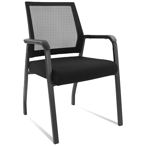 KLASIKA Desk Chair No Wheels, Arm Chair with...