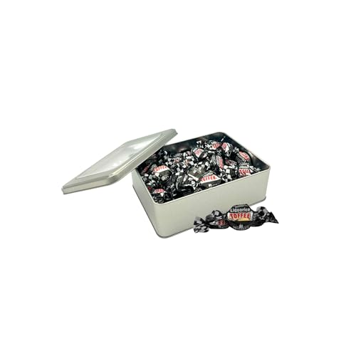 TinTastic Walkers Nonsuch Liquorice Toffee British Confectionery Metal Tin 420g Individually Wrapped Pieces Gluten-Free