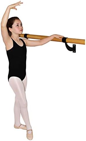 Barre Trainer 1.5 inch Single Bar Traditional Wood Fixed Wall Mount Ballet Barre (4)