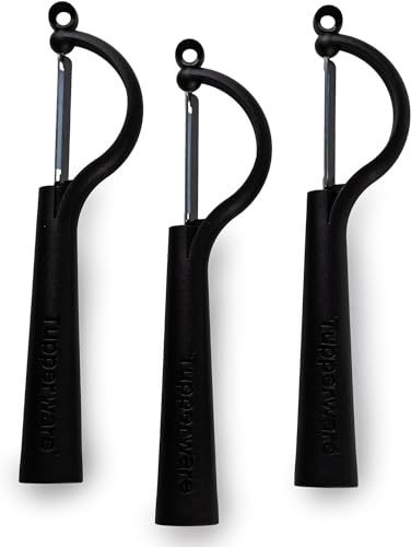 Preisvergleich Produktbild Tupperware Schälfix Set schwarz (3) (inkl. Olivenspießer)