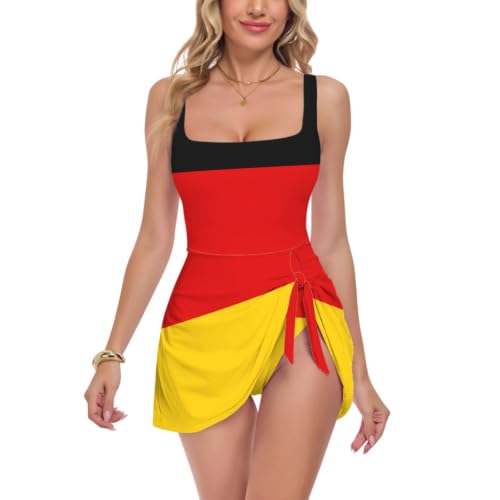 Traje de baño para mujer con cintura alta y control de abdomen playa