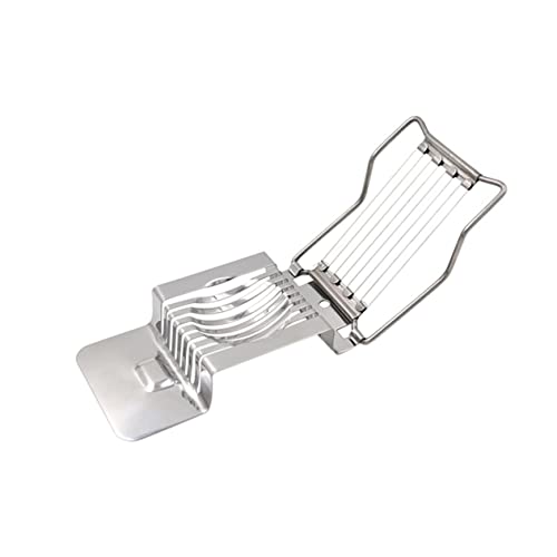 Unomor Stainless Steel Egg Slicer Multi Purpose Cheese Slicer Efficient Dicer for Hard Boiled Eggs Mushrooms Cheese and Fruits Easy to Clean and Design