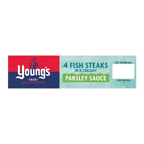 Young's Fish Steaks in Parsley Sauce, 4 x 140g (Frozen)