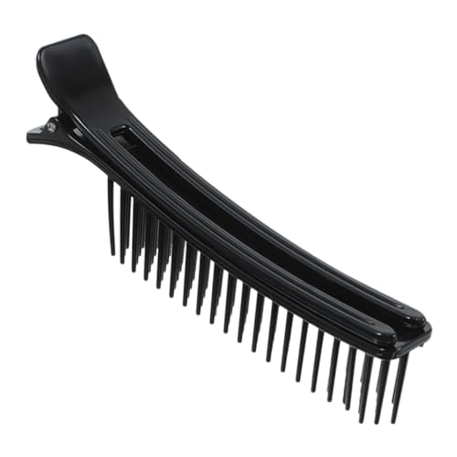 FOYTOKI プロ用滑り止めヘアセクショニングクリップ 耐久軽量コームクリップ 美容師向けサロン髪留め 薄毛 厚毛対応 区スリング用