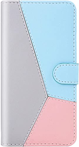 Étui portefeuille iPhone 13 Pro en cuir PU gris pour vos sorties