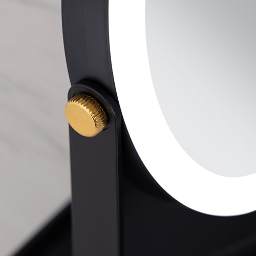 Espejo de maquillaje redondo con luz LED 5X Zadro miniatura 5