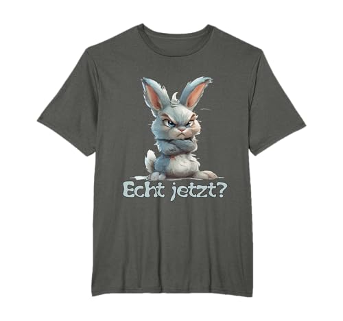 Lustiges Statement Kaninchen I Nein Hase echt jetzt? T-Shirt