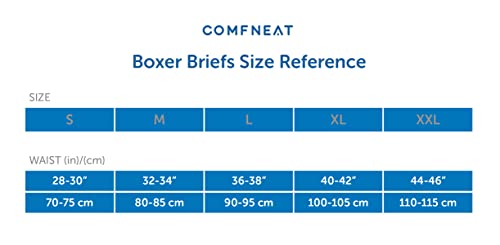 Comfneat Men's 6-Pack Boxer Briefs Cotton Spandex S-Xxl Soft Tag Free Underwear (Grey Melange + Grey Stripe 6-Pack, Xl) #TOP5