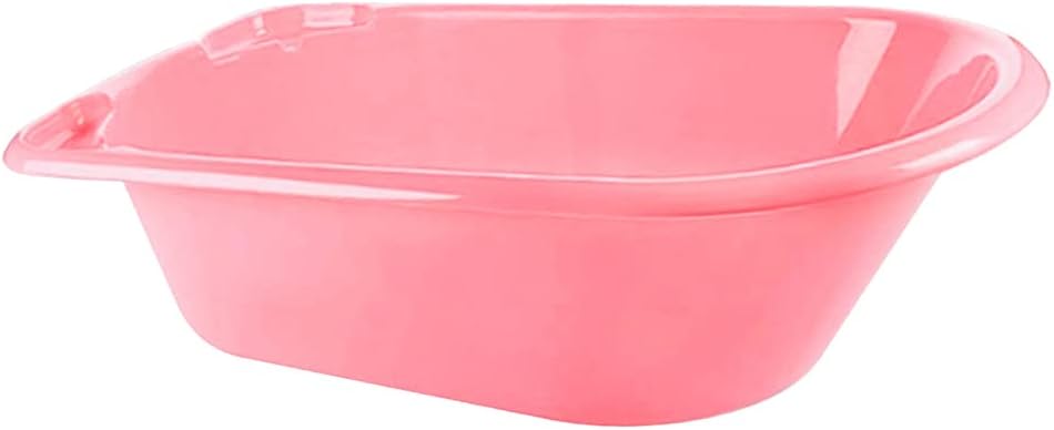 SQ ProfessionalColoured Baby Bath Tub with 50L Capacity, Tapered for Your Childs Comfort with Soap Holder and Easy to Clean (Pink), 1 Piece