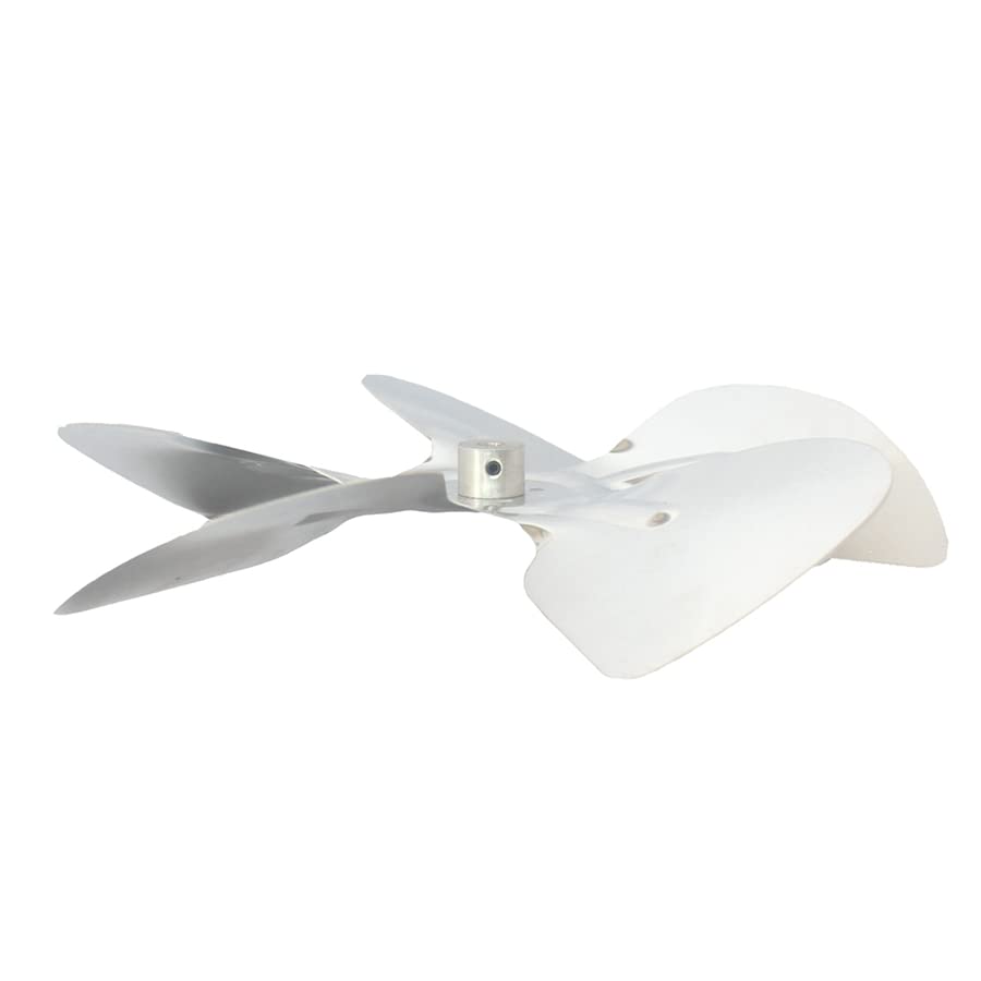 Big Aluminum Fan Impeller Blade Vanes Wind Diamenter 250mm Height 42mm - (Color: 6mm Shaft)