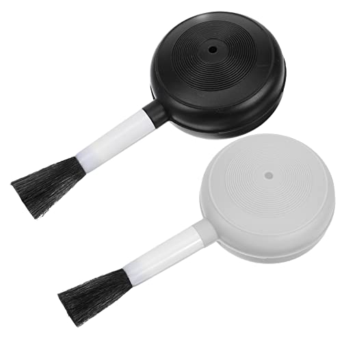 PRETYZOOM 2Pcs Air Blower and Soft Brush Cleaning Tool for Camera Lens Sensor and Hard to Reach Areas Versatile Plastic Bulb Duster for Dust Removal