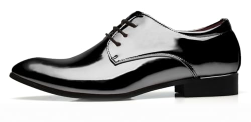 Men's Loafers Dress Shoes Patent Leather Glitter Prom Tuxedo Slip-on Suit Shoes2