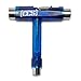 [CCS] Skateboard Tool - All in One T Tool, Metal T Tool W/Grip File, or Y Tool W/Rethreader (Clear Blue)