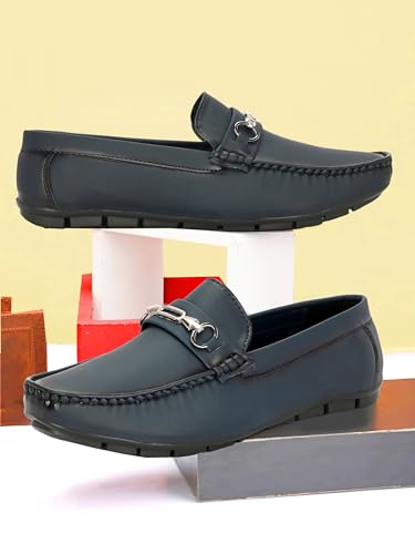 Image of TROTUS Men's Loafer for Men | Stylish & Comfortable with Soft Cushioned Insole | Hand-Stitched Design for Trendy