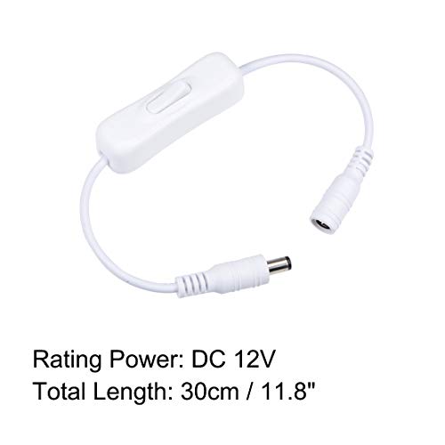 Sourcing map DC 12 V Inline Rocker Interruttore