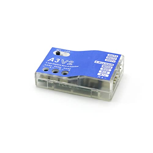 VOANZO Flight Controller with 3-Axle RC Gyro Flight Controller Stabilizer System for RC Fixed-wing Airplane - Image 2