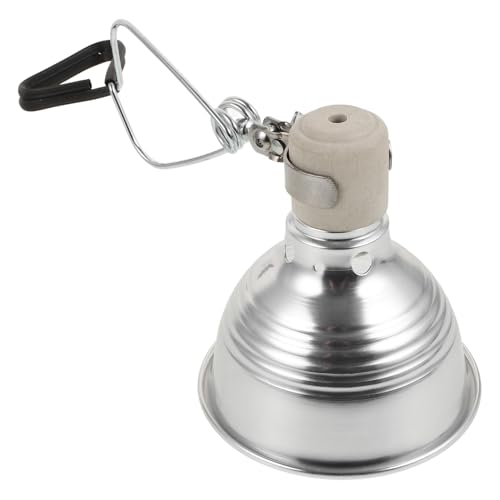 HOMSFOU Lampada a Specchio in Alluminio Porta Del Paralume Adattatore Paralume Lampada a Pinza Adattatore Porta Piccoli Paralumi Per Lampade Da Tavolo Ceramica