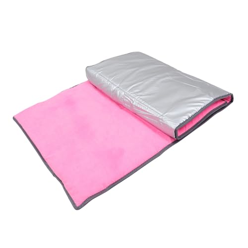 Tapis de sieste ultra confortable avec couverture douce intégrée rose