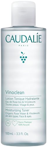 Caudalie Vinoclean Moisturizing Toner with Rose Water - 3.3 oz