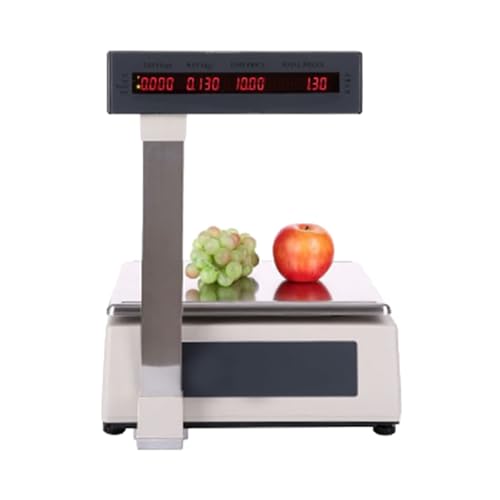 Báscula comercial digital para supermercado 30 Kg miniatura 1