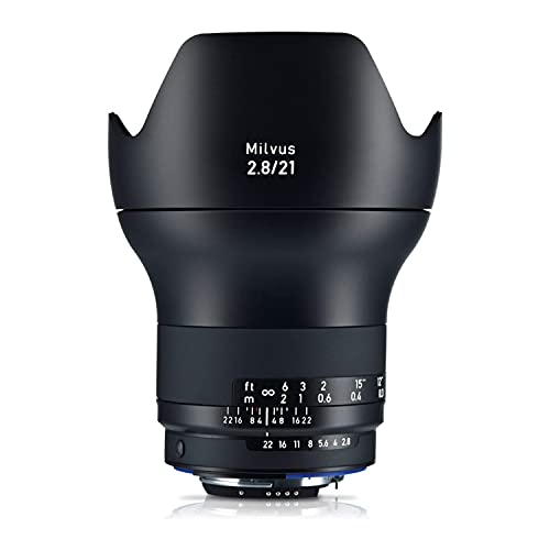 Image of Zeiss Milvus ZF.2 2.8 /21 Super Wide-Angle Camera Lens for Nikon F-Mount SLR /DSLR Cameras,Black