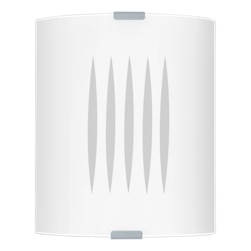 Eglo Grafik Lampada da Parete E27. 60 W, Bianco