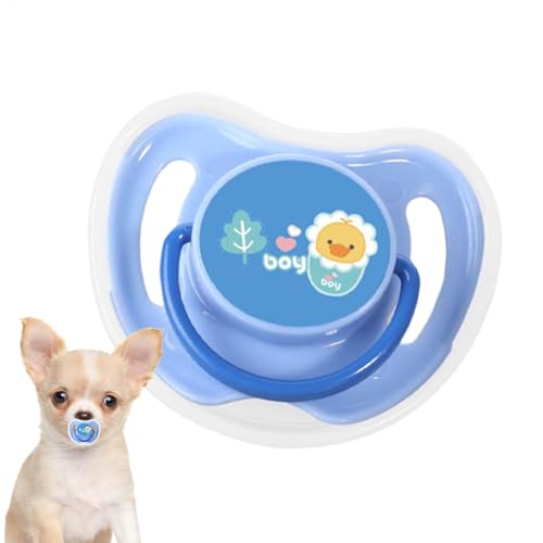 Chupete para cachorros - Chupetes calmantes de silicona para perros | Juguetes portátiles para masticar perros, chupetes calmantes seguros para perros pequeños y cachorros, juguetes masticables calman