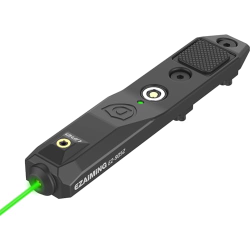 EZAIMING Low Profile Green Rifle Laser Sight for Mlok Rail