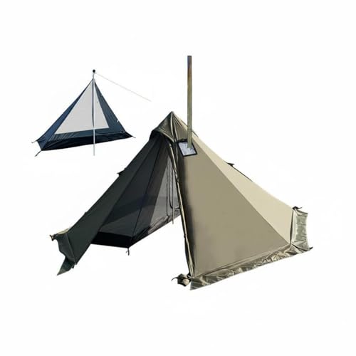 Carpa predolo para camping, 2 personas, impermeable y para clima frío miniatura 1