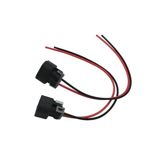 Zieichy 2Pcs Electric Fan Pigtail Connector Harness, Pigtail Connector for GMC Chevy Silverado 2005-12, for 01-06 Sierra,Replace PT2649,100-00679,13580874