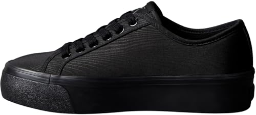 Calvin Klein Vulc Yw0yw02012   Zapatos Bajos con Cordones para Mujer, Negro Triple Negro, 37 EU
