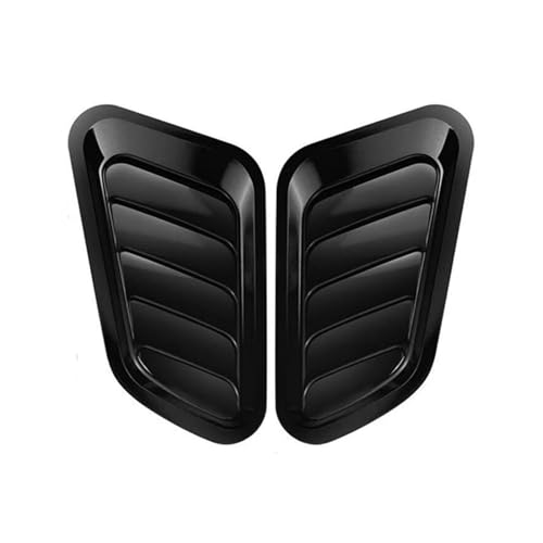 Capot turbo universel 2 pièces en noir pour look sport