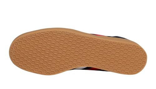 adidas Gazelle Indoor Mens Black/Scarlet/Green Sz 114