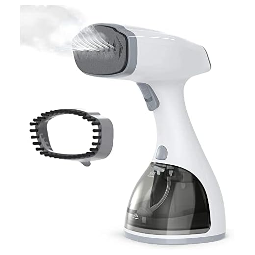 Plancha de Viaje con Pantalla LCD,Vertical y Horizontal,Calentar en 19s,Elimina Arrugas y Bacterias Rápidamente,Plancha Vertical Vapor con Cepillo de Vapor para Tejidos Ligeros y Medios